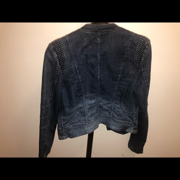 Only Jeans, Jean Jacket with zippers - Picture 2 of 4